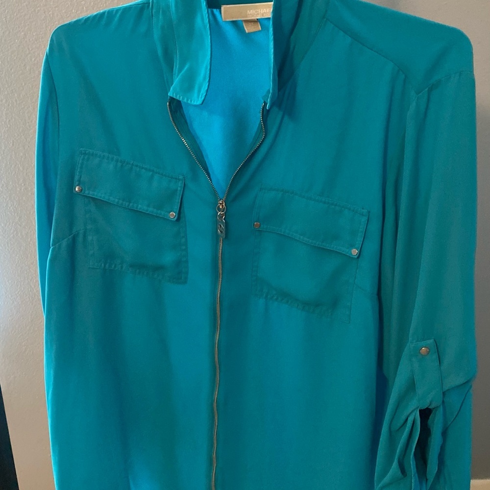 Michael kors shirt blue